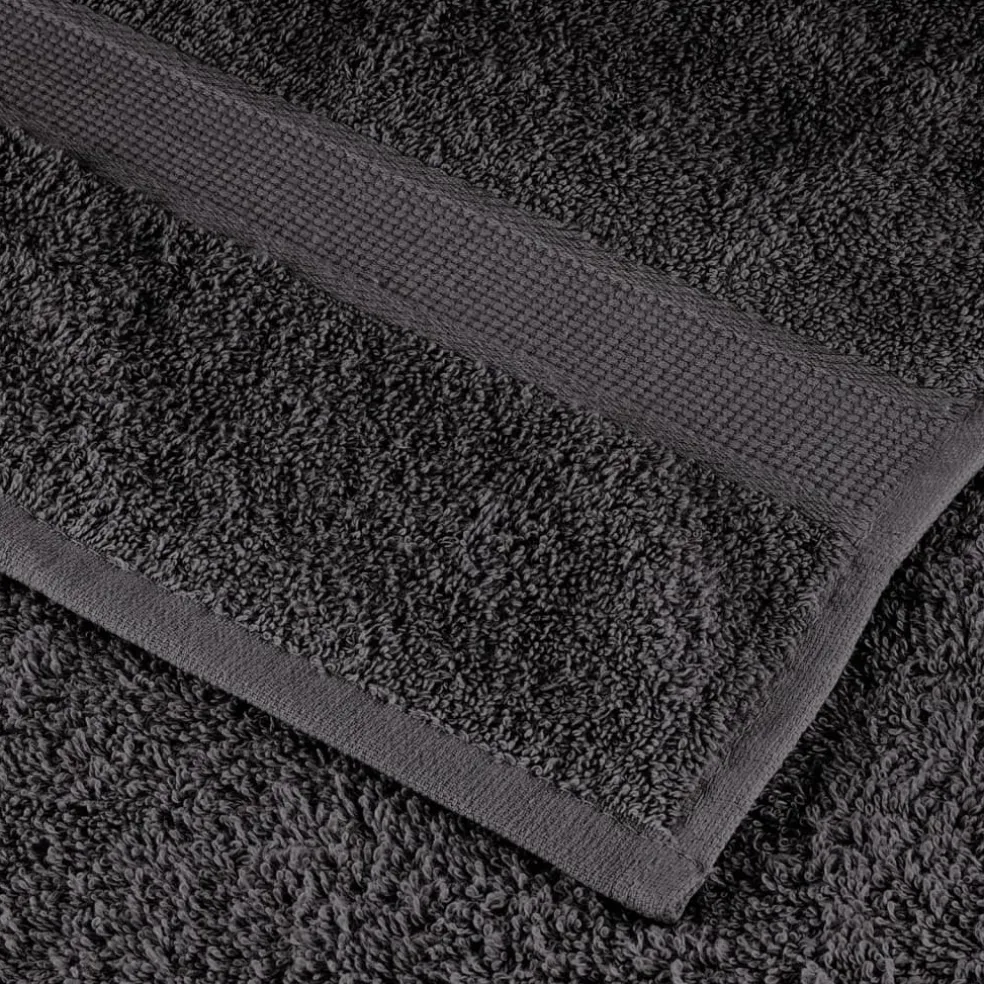 vidaXL 6-delige Handdoekenset SOLUND 600 g/m² antracietkleurig