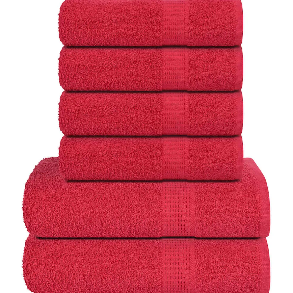 vidaXL 8-delige Handdoekenset FROGN 360 g/m² wit