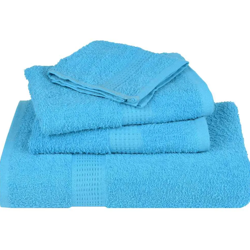 vidaXL 8-delige Handdoekenset FROGN 360 g/m² turquoise