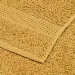 vidaXL 6-delige Handdoekenset FROGN 360 g/m² goud
