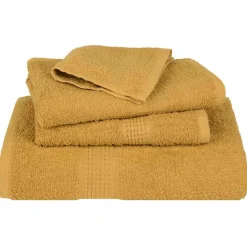 vidaXL 6-delige Handdoekenset FROGN 360 g/m² goud