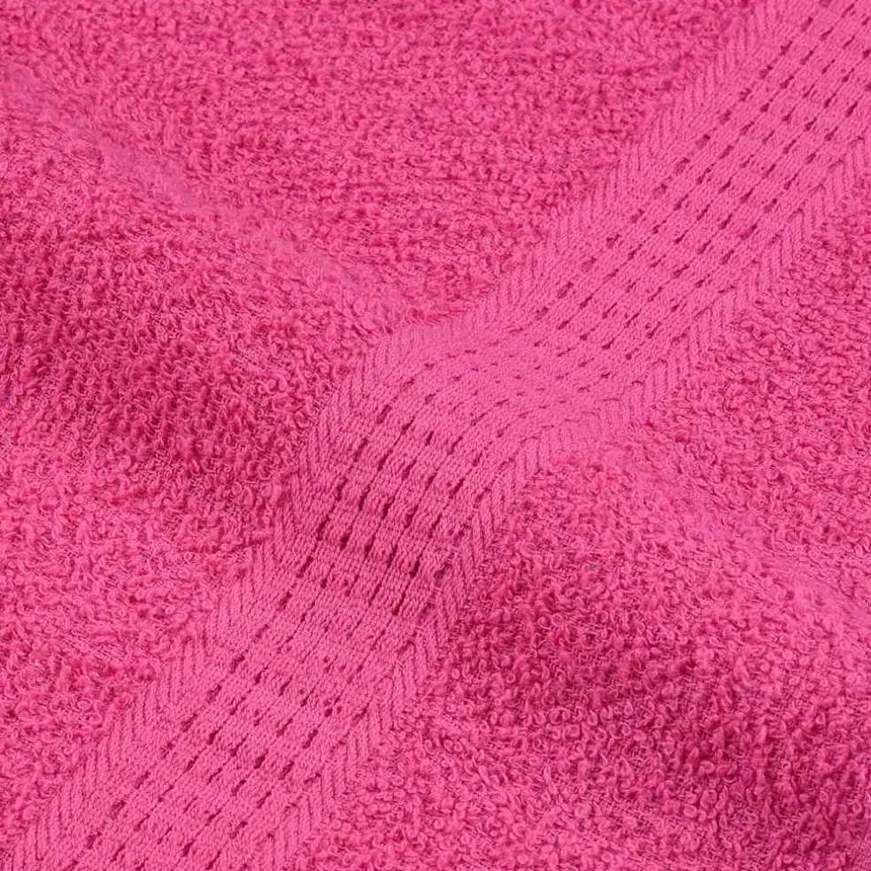 vidaXL 12-delige Handdoekenset SOLUND 600 g/m² roze