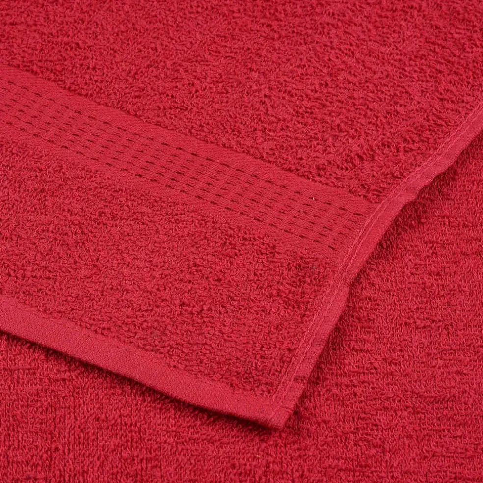 vidaXL 8-delige Handdoekenset FROGN 360 g/m² rood