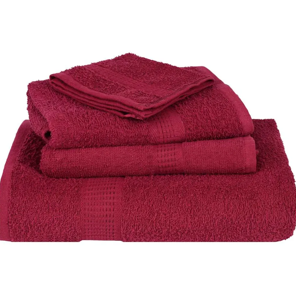 vidaXL 12-delige Handdoekenset FROGN 360 g/m² goud