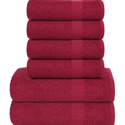 vidaXL 12-delige Handdoekenset FROGN 360 g/m² goud