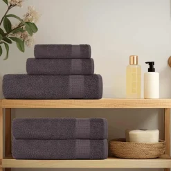 vidaXL 12-delige Handdoekenset FROGN 360 g/m² blauw