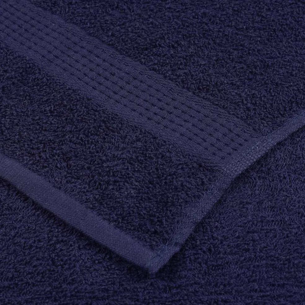 vidaXL 6-delige Handdoekenset FROGN 360 g/m² marineblauw