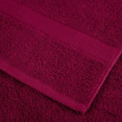 vidaXL 8-delige Handdoekenset SOLUND 600 g/m² bordeauxrood