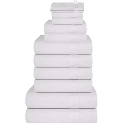 vidaXL 12-delige Handdoekenset FROGN 360 g/m² wit