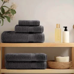 vidaXL 8-delige Handdoekenset SOLUND 600 g/m² antracietkleurig