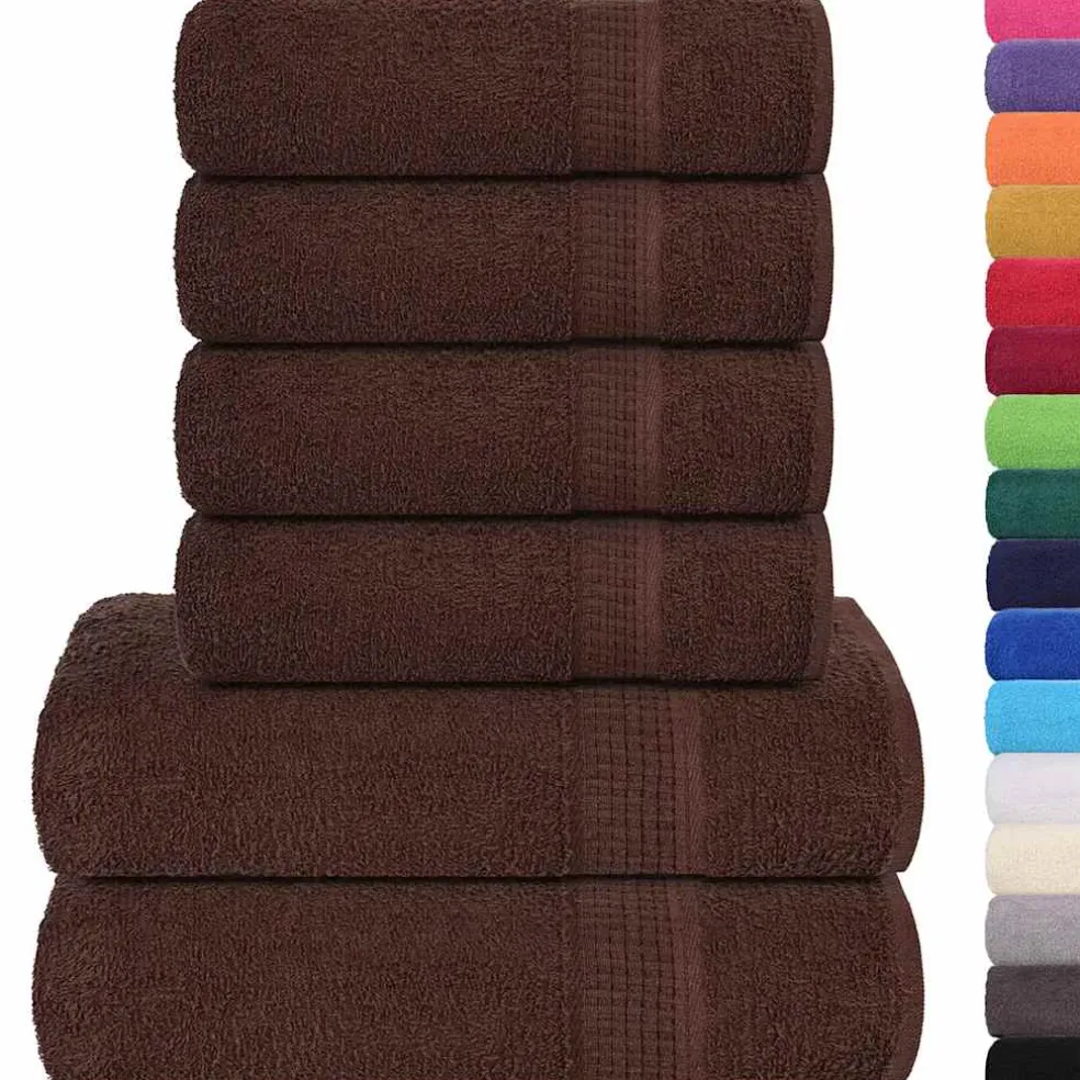 vidaXL 12-delige Handdoekenset SOLUND 600 g/m² turquoise