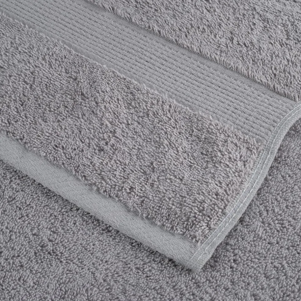 vidaXL 6-delige Handdoekenset SOLUND 600 g/m² grijs