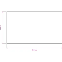 vidaXL 6-delige Handdoekenset FROGN 360 g/m² crème