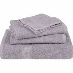 vidaXL 6-delige Handdoekenset FROGN 360 g/m² grijs