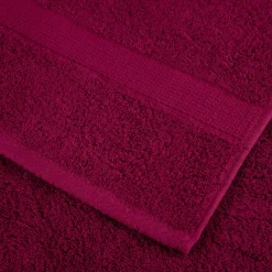 vidaXL 6-delige Handdoekenset SOLUND 600 g/m² bordeauxrood