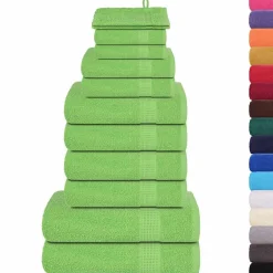 vidaXL 12-delige Handdoekenset FROGN 360 g/m² bordeaux