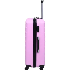vidaXL 3-delige Harde kofferset ABS roze