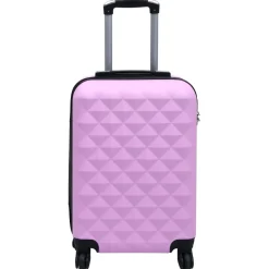 vidaXL 2-delige Harde kofferset ABS roze
