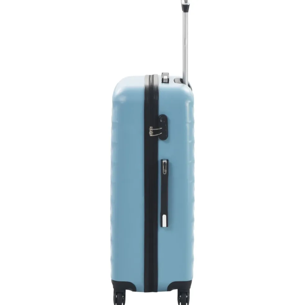 vidaXL 3-delige Harde kofferset ABS blauw