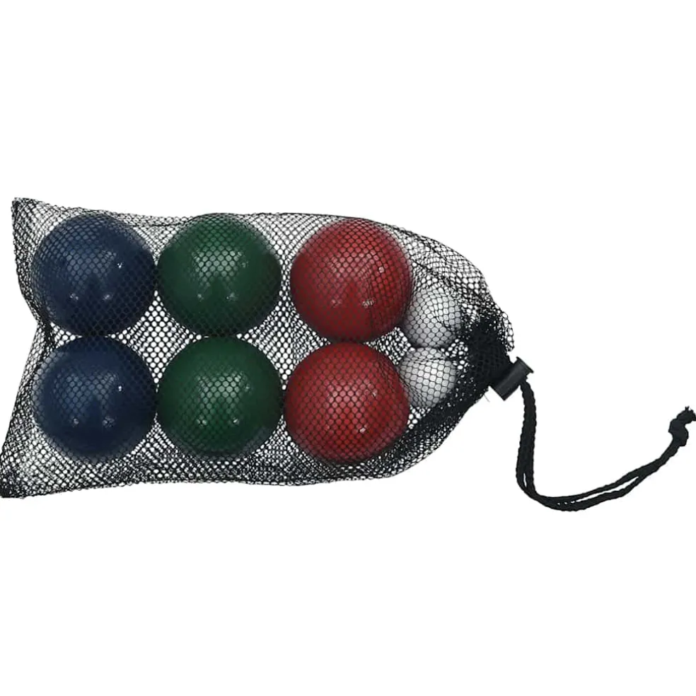 vidaXL 8-delige Jeu de boules ballenset en draagtas massief grenenhout