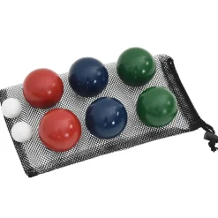 vidaXL 8-delige Jeu de boules ballenset en draagtas massief grenenhout