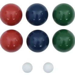 vidaXL 8-delige Jeu de boules ballenset en draagtas massief grenenhout