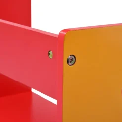 vidaXL 3-delige Kinderstoelen- en tafelset brandweerwagenontwerp hout