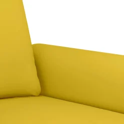 vidaXL 3-delige Loungeset met kussens fluweel geel