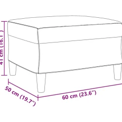 vidaXL 3-delige Loungeset met kussens fluweel roze
