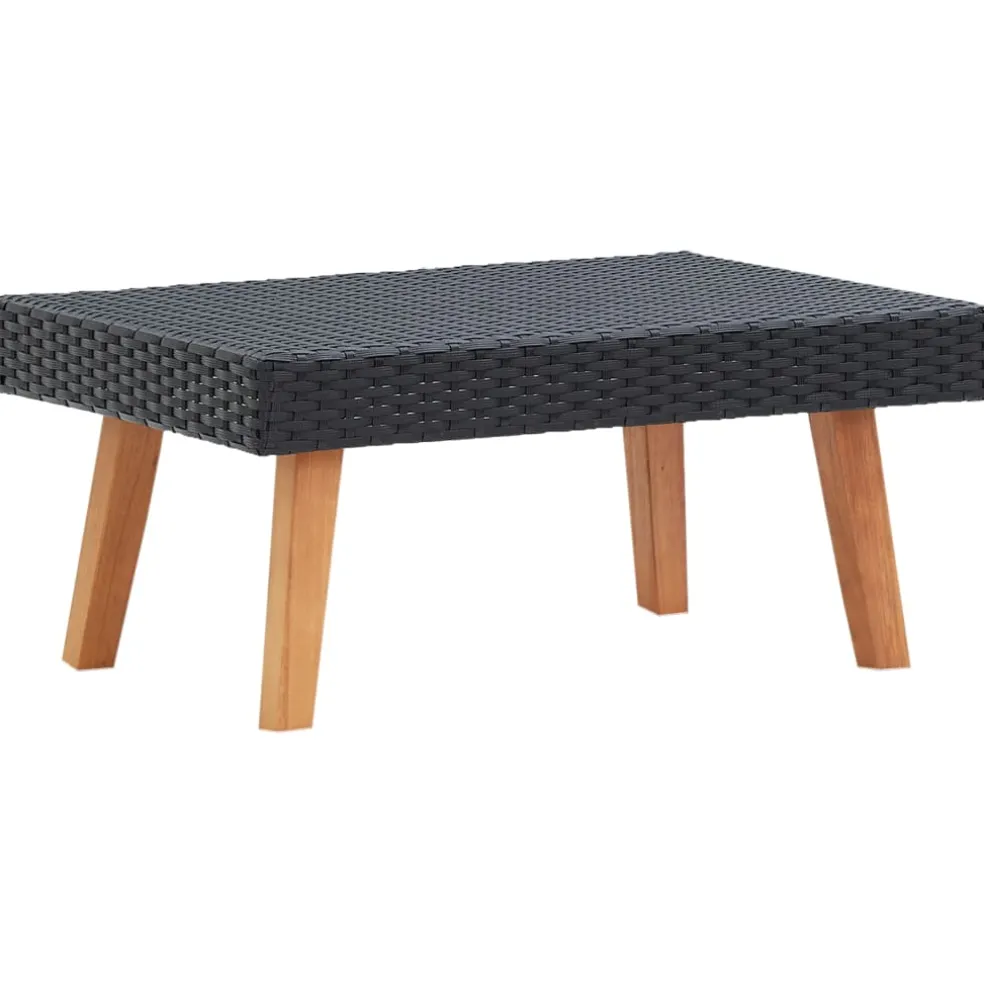 vidaXL 5-delige Loungeset met kussens bamboe groen