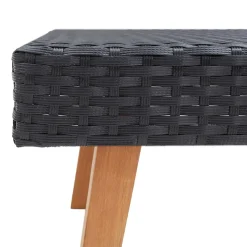 vidaXL 5-delige Loungeset met kussens bamboe groen