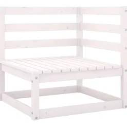 vidaXL 8-delige Loungeset met kussens massief grenenhout