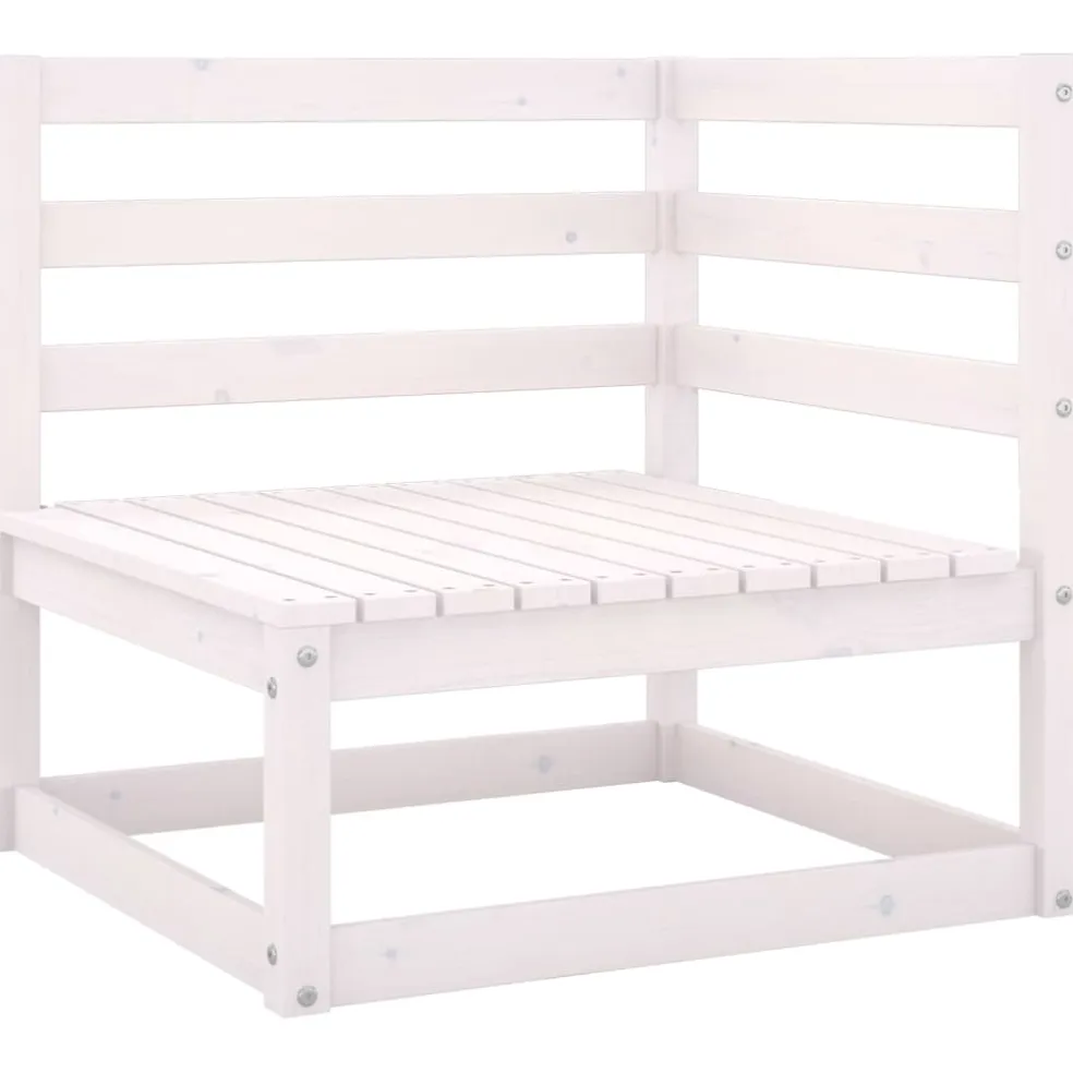 vidaXL 8-delige Loungeset met kussens massief grenenhout