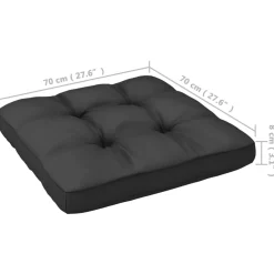 vidaXL 8-delige Loungeset met kussens massief grenenhout