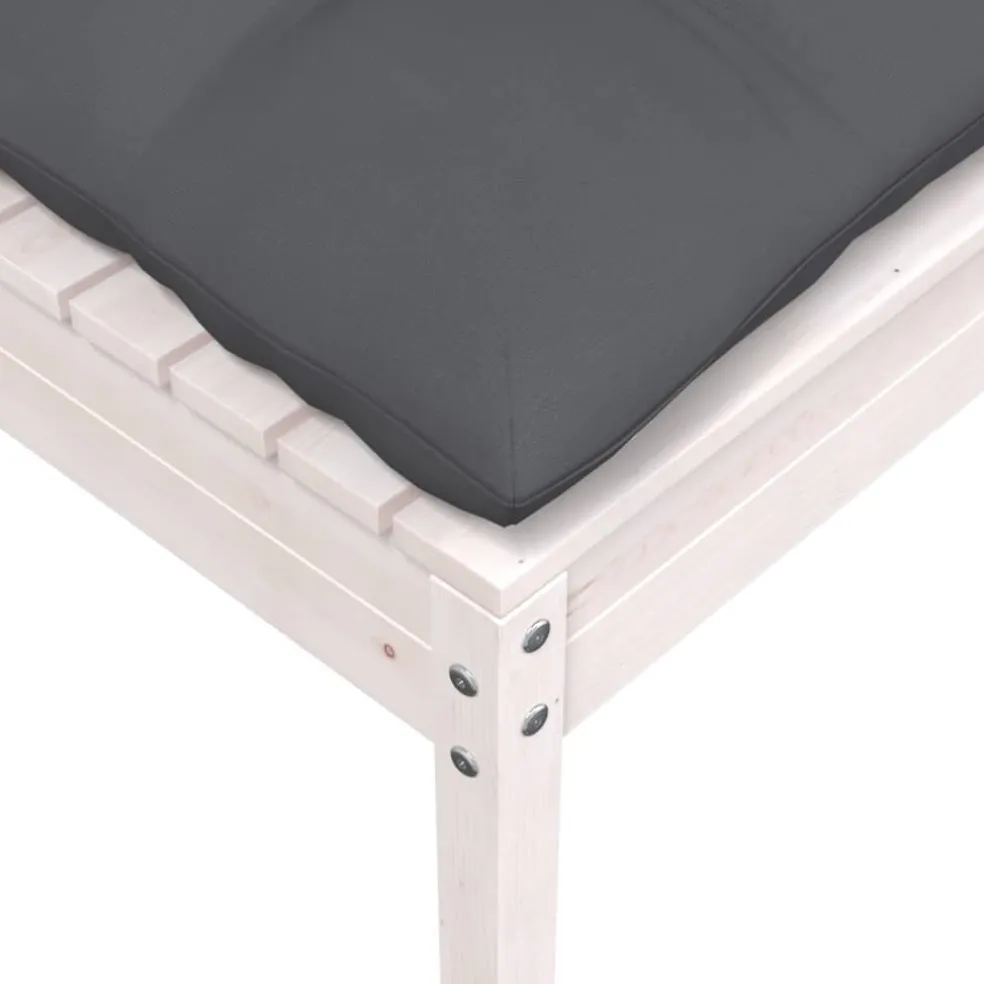 vidaXL 9-delige Loungeset met kussens massief grenenhout