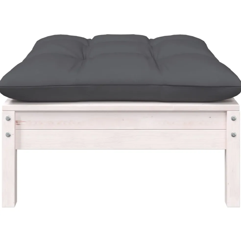 vidaXL 9-delige Loungeset met kussens massief grenenhout