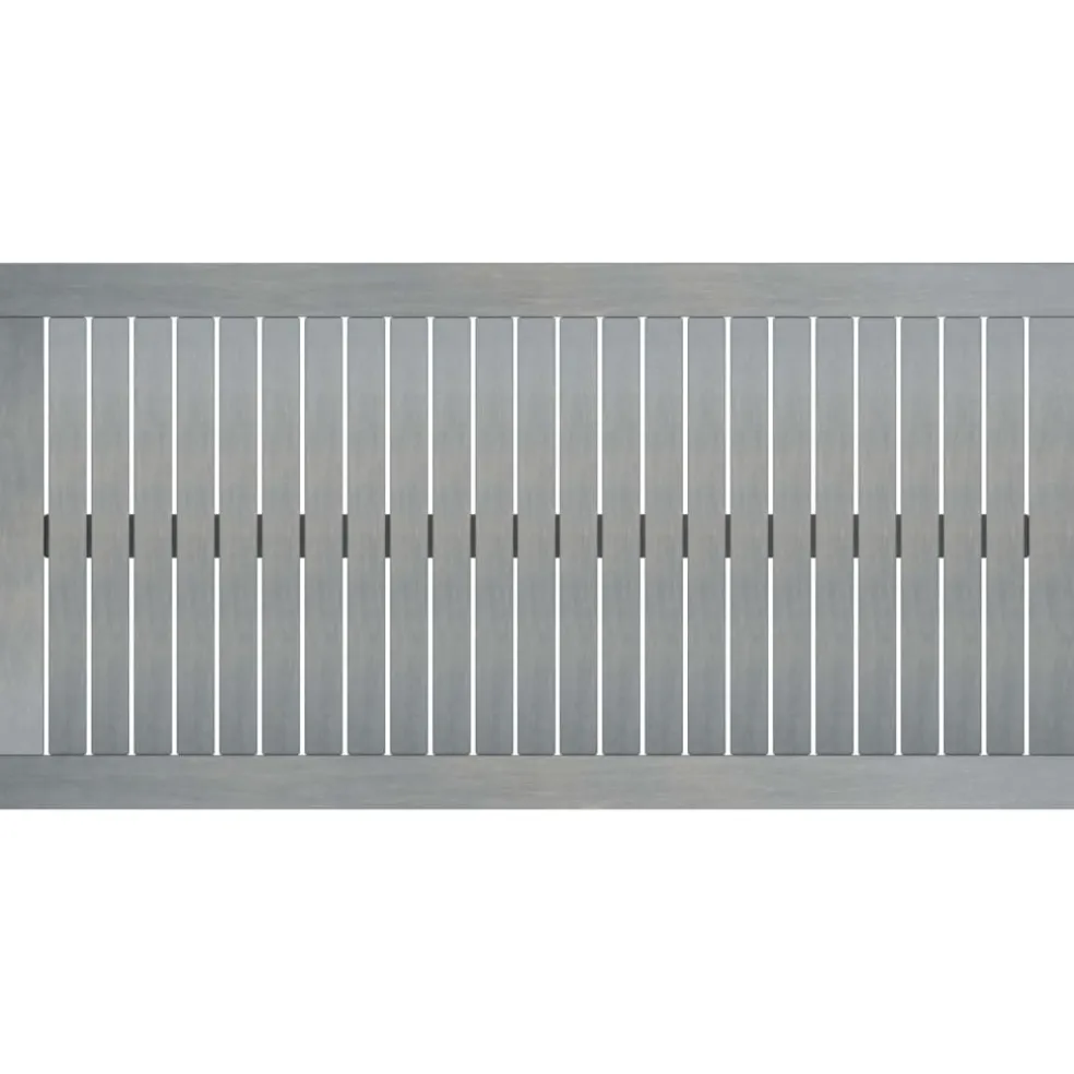 vidaXL 4-delige Loungeset met kussens massief acaciahout