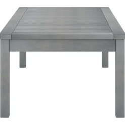 vidaXL 4-delige Loungeset met kussens massief acaciahout