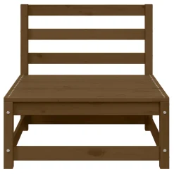 vidaXL 2-delige Loungeset met kussens grenenhout honingbruin