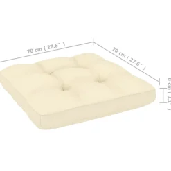 vidaXL 2-delige Loungeset met kussens grenenhout honingbruin