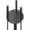 vidaXL 4-delige openhaardgereedschapset 22x59 cm staal