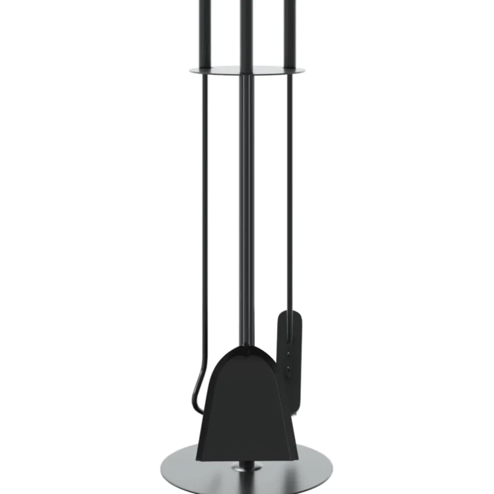 vidaXL 4-delige openhaardgereedschapset 22x59 cm staal