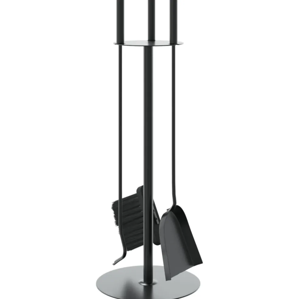 vidaXL 4-delige openhaardgereedschapset 22x59 cm staal