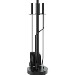 vidaXL 5-delige openhaardgereedschapset 18x66 cm staal