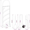 vidaXL 5-delige openhaardgereedschapset 23x15x66 cm staal