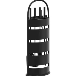 vidaXL 5-delige openhaardgereedschapset 23x15x66 cm staal