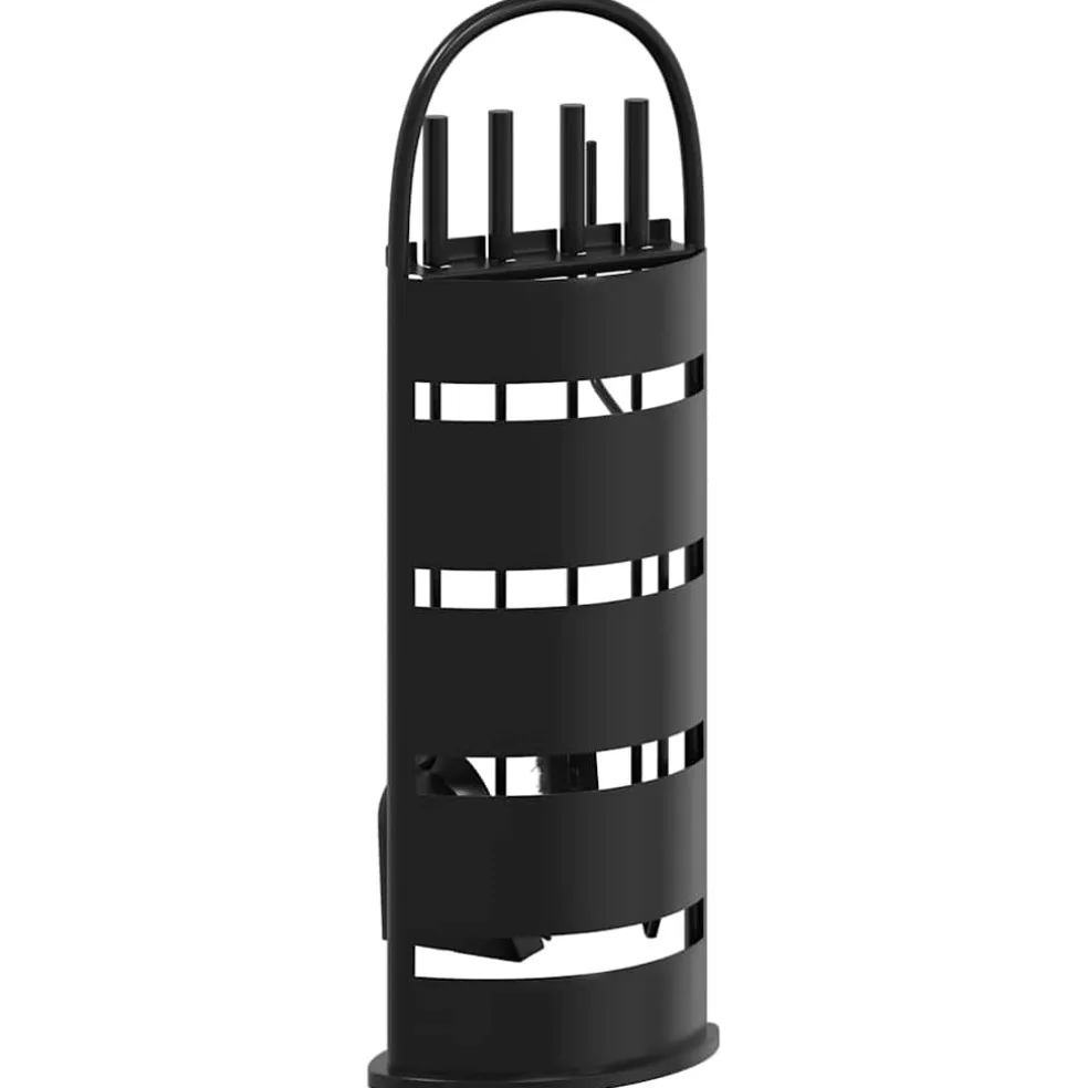 vidaXL 5-delige openhaardgereedschapset 23x15x66 cm staal