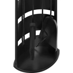 vidaXL 5-delige openhaardgereedschapset 23x15x66 cm staal