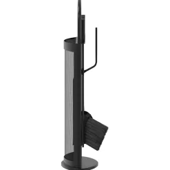 vidaXL 5-delige openhaardgereedschapset 23x15x66 cm staal