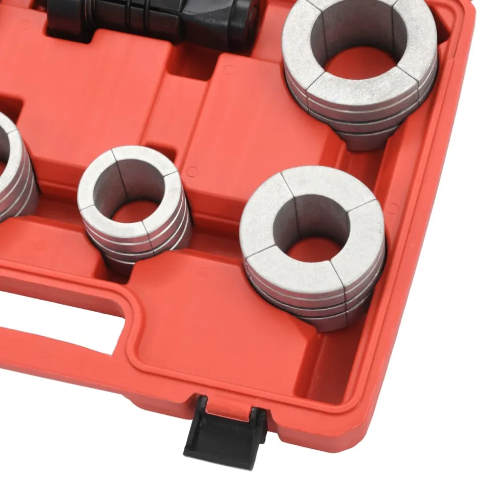 vidaXL 8-delige Pijpvergrotingsset koolstofstaal en aluminium